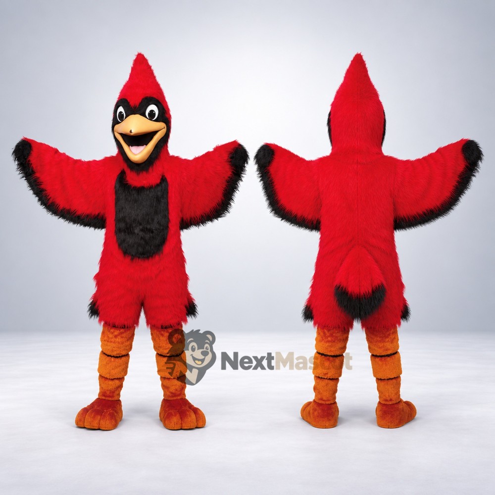 Cardinal Mascot Costume - Red for Photo Events Cardinal Mascot Costume - Red for Photo Events