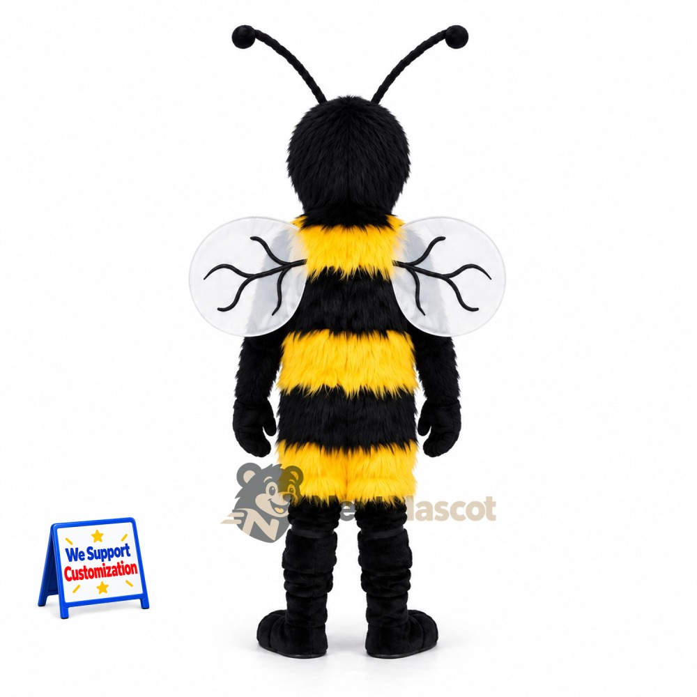Wasp Mascot Costume - Yellow for Festivals