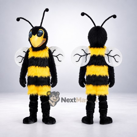 Wasp Mascot Costume - Yellow for Festivals