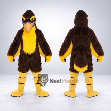 Eagle Mascot Costume - Brown for Fairs Eagle Mascot Costume - Brown for Fairs