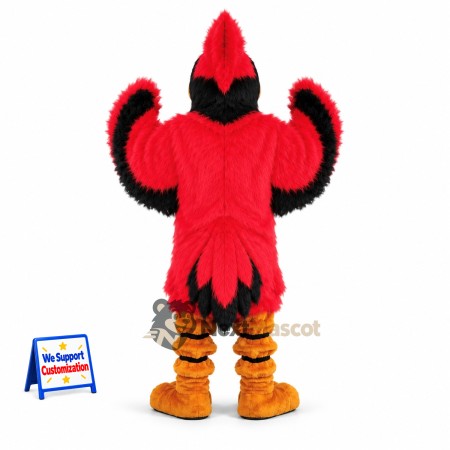 Cardinal Mascot Costume - Red for Stage Shows
