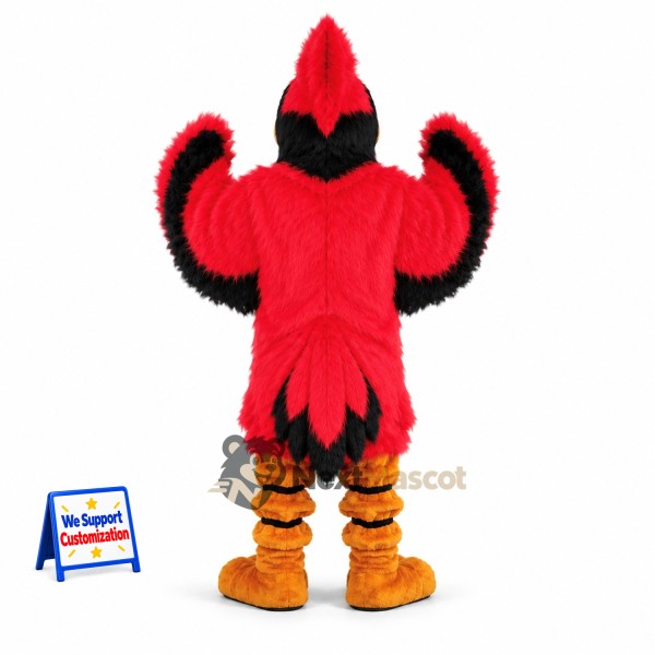 Cardinal Mascot Costume - Red for Stage Shows Cardinal Mascot Costume - Red for Stage Shows