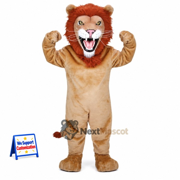 Lion Mascot Costume - Brown for Pep Rallies