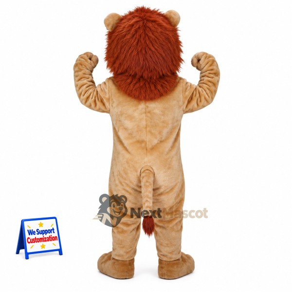 Lion Mascot Costume - Brown for Pep Rallies Lion Mascot Costume - Brown for Pep Rallies