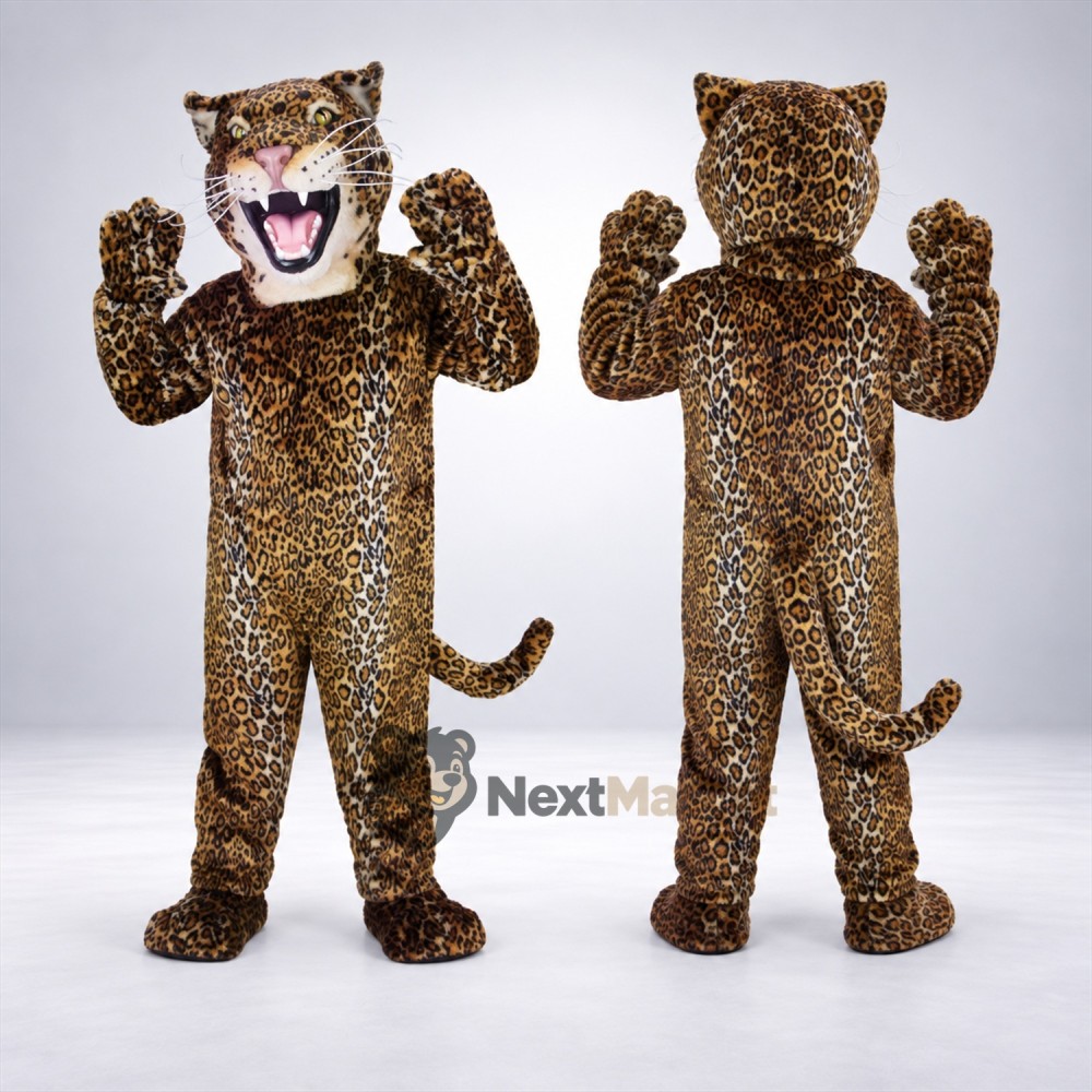 Leopard Mascot Costume - Spotted for Youth Events Leopard Mascot Costume - Spotted for Youth Events