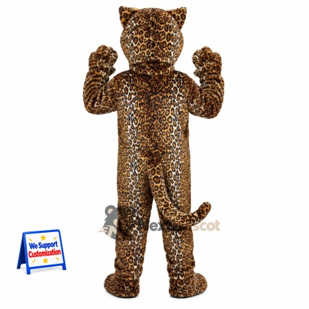 Leopard Mascot Costume - Spotted for Youth Events Leopard Mascot Costume - Spotted for Youth Events