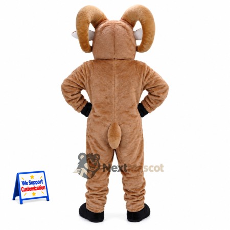 Ram Mascot Costume - Brown for Festivals