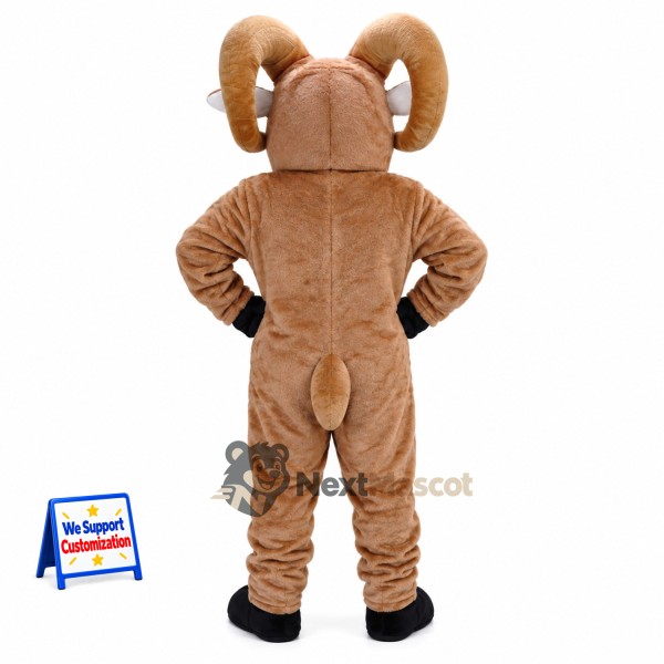 Ram Mascot Costume - Brown for Festivals Ram Mascot Costume - Brown for Festivals