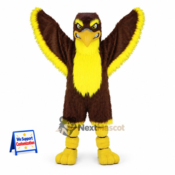 Eagle Mascot Costume - Brown for Celebrations