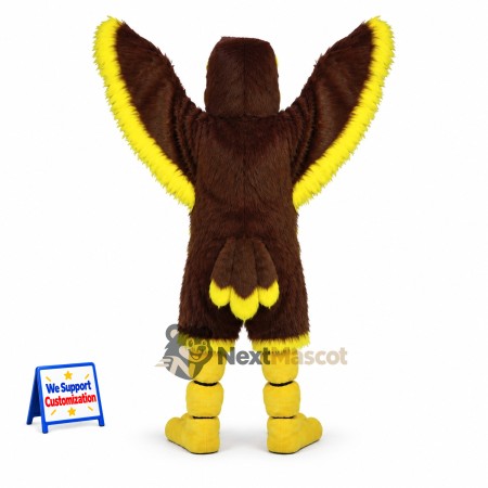 Eagle Mascot Costume - Brown for Celebrations Eagle Mascot Costume - Brown for Celebrations