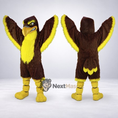 Eagle Mascot Costume - Brown for Celebrations Eagle Mascot Costume - Brown for Celebrations