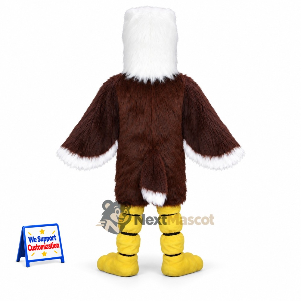Bald Eagle Mascot Costume for Birthday Shows Bald Eagle Mascot Costume for Birthday Shows