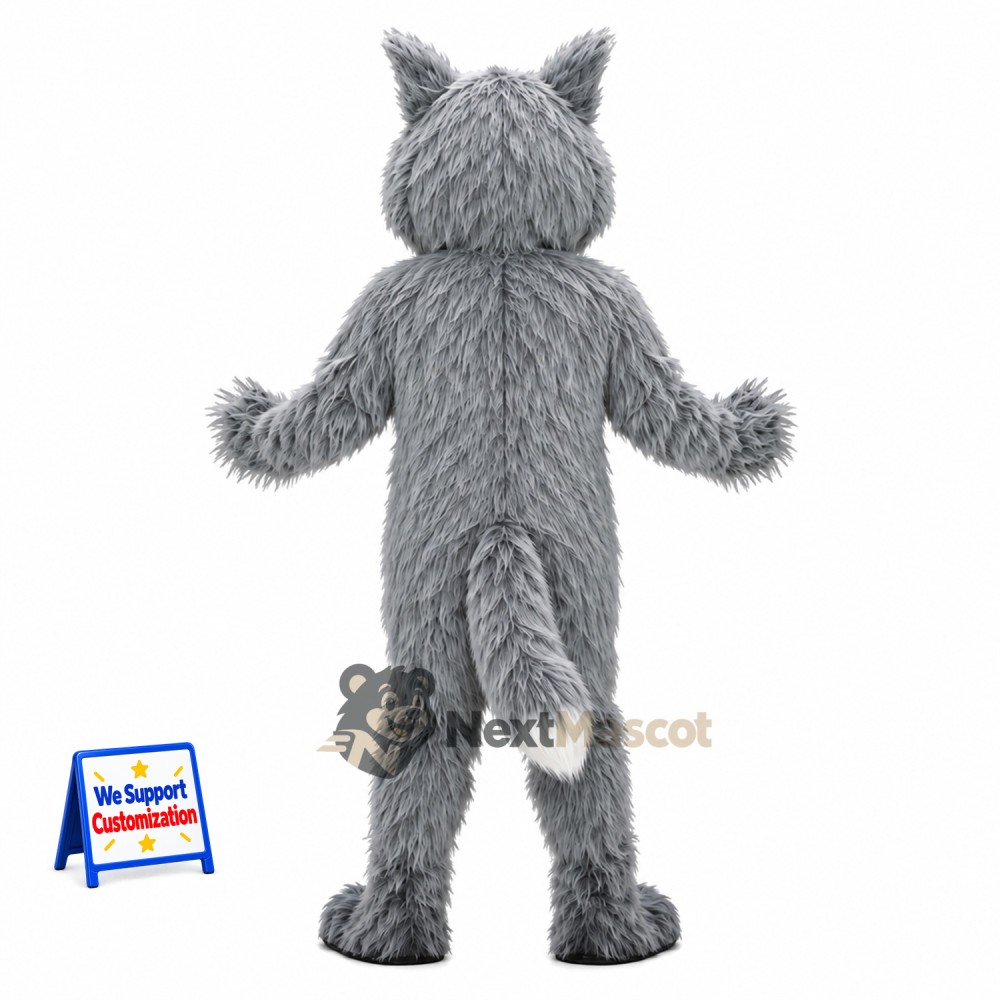 Wolf Mascot Costume - Gray for Festival Parades Wolf Mascot Costume - Gray for Festival Parades