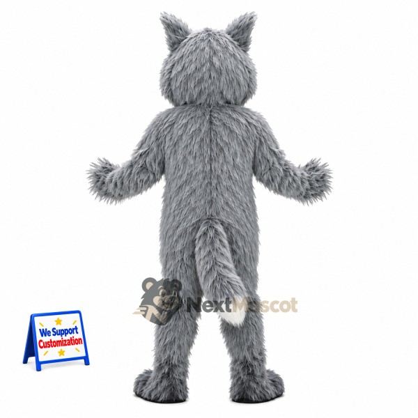 Wolf Mascot Costume - Gray for Festival Parades Wolf Mascot Costume - Gray for Festival Parades