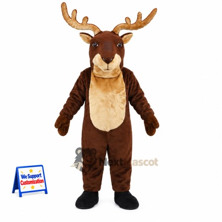 Deer Mascot Costume - Brown for Summer Events Deer Mascot Costume - Brown for Summer Events