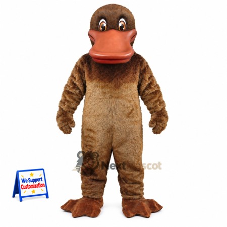 Platypus Mascot Costume - Brown Platypus Mascot Costume - Brown