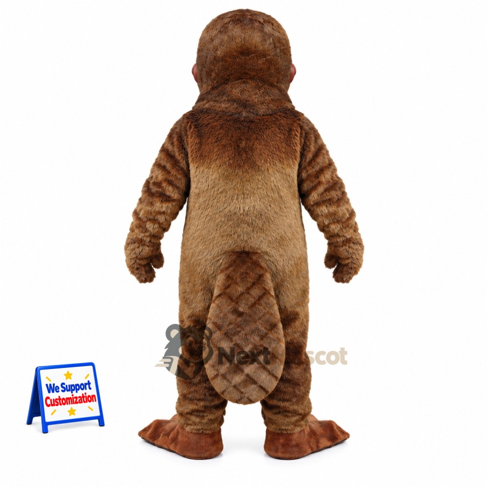 Platypus Mascot Costume - Brown Platypus Mascot Costume - Brown