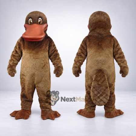 Platypus Mascot Costume - Brown Platypus Mascot Costume - Brown