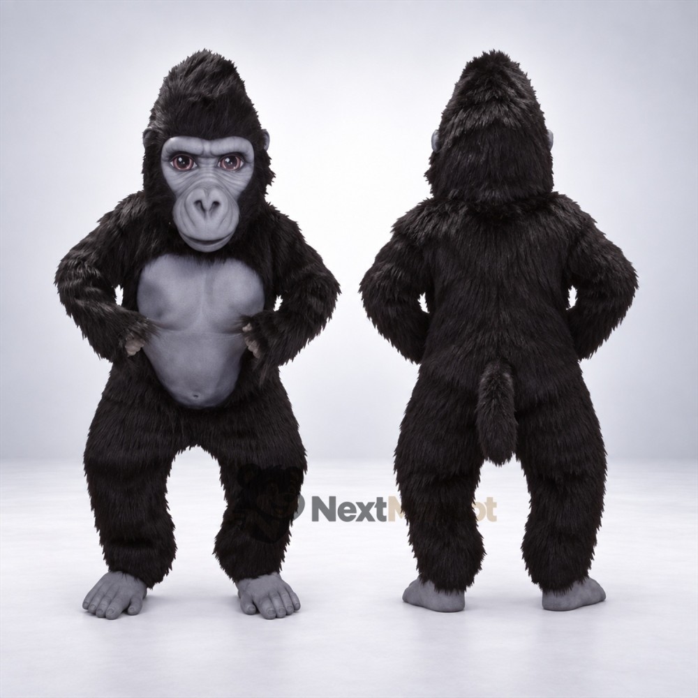 Gorilla Mascot Costume - Black for Photo Events Gorilla Mascot Costume - Black for Photo Events