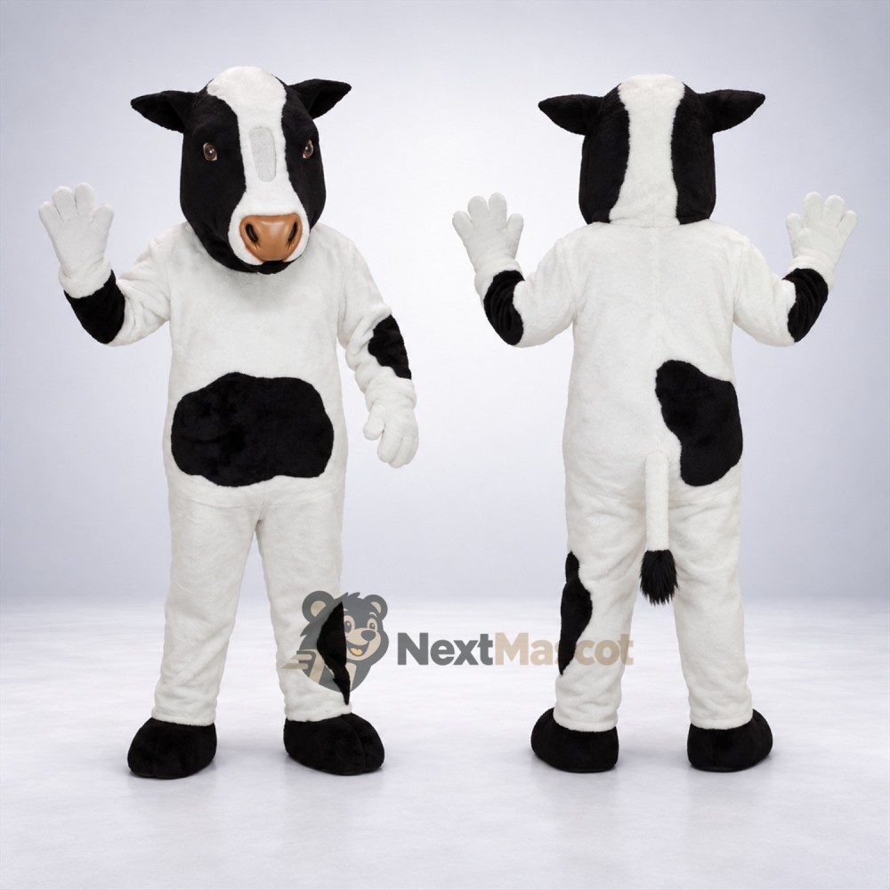 Cow Mascot Costume - Spotted for School Shows Cow Mascot Costume - Spotted for School Shows