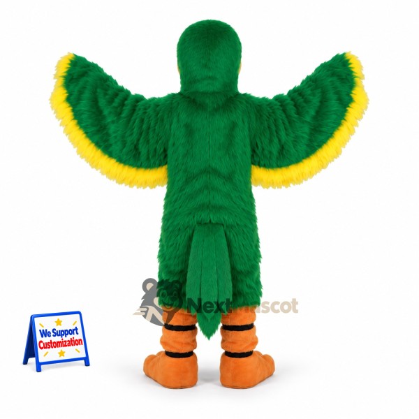 Parrot Mascot Costume - Green for Family Events Parrot Mascot Costume - Green for Family Events