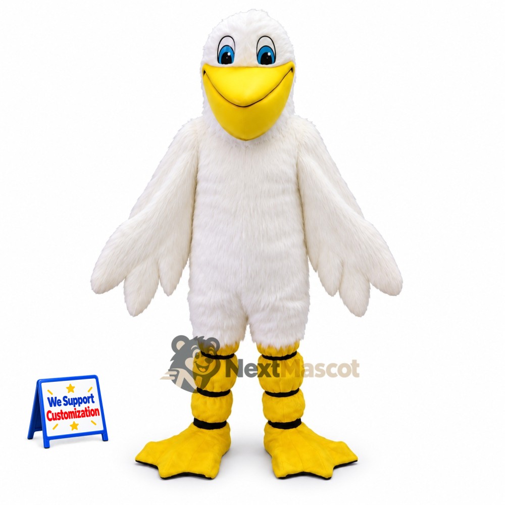 Duck Mascot Costume - White for Parades