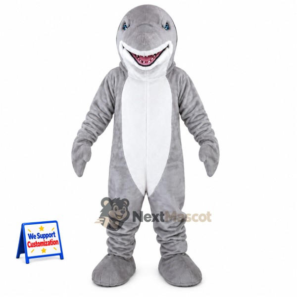 Shark Mascot Costume - Gray for Pep Rallies