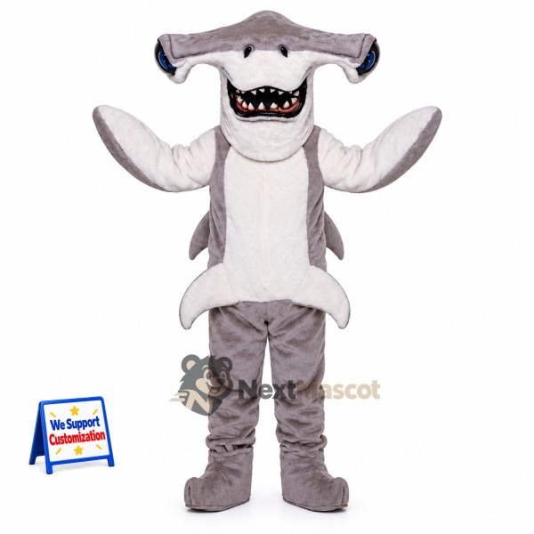 Hammerhead Shark Mascot Costume