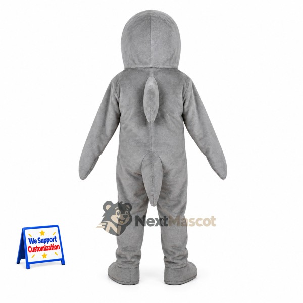 Dolphin Mascot Costume - Gray for Beach Parties Dolphin Mascot Costume - Gray for Beach Parties