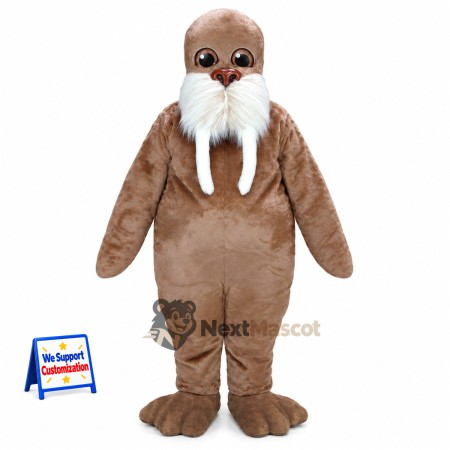 Walrus Mascot Costume - Brown Walrus Mascot Costume - Brown