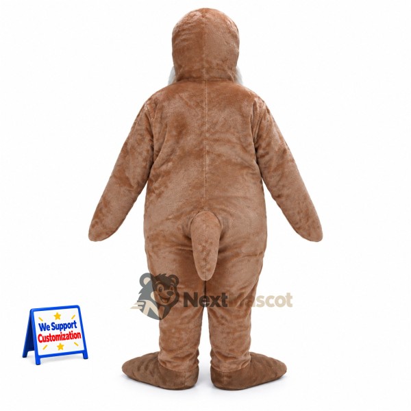 Walrus Mascot Costume - Brown