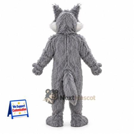 Wolf Mascot Costume - Gray for Town Festivals Wolf Mascot Costume - Gray for Town Festivals