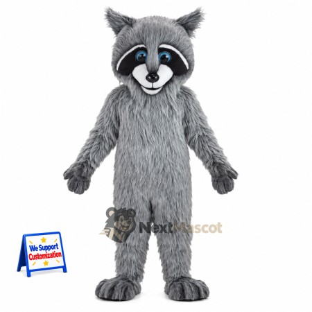 Raccoon Mascot Costume - Gray for Photo Events Raccoon Mascot Costume - Gray for Photo Events