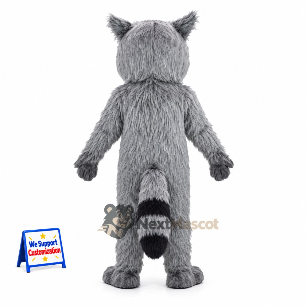 Raccoon Mascot Costume - Gray for Photo Events Raccoon Mascot Costume - Gray for Photo Events
