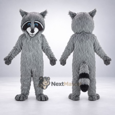 Raccoon Mascot Costume - Gray for Photo Events Raccoon Mascot Costume - Gray for Photo Events