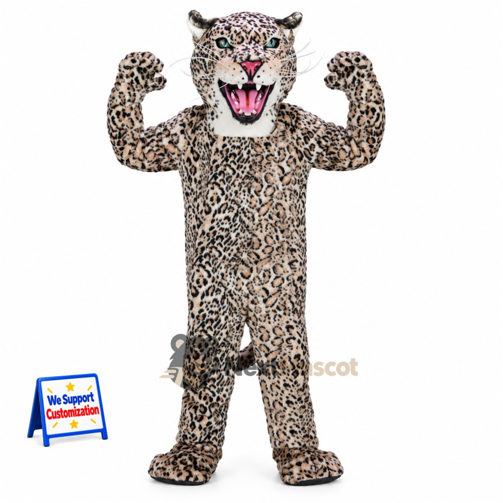 Leopard Mascot Costume - Spotted for Summer Events Leopard Mascot Costume - Spotted for Summer Events
