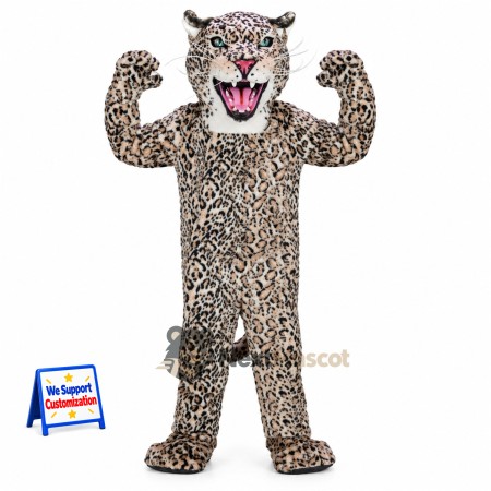 Leopard Mascot Costume - Spotted for Summer Events Leopard Mascot Costume - Spotted for Summer Events