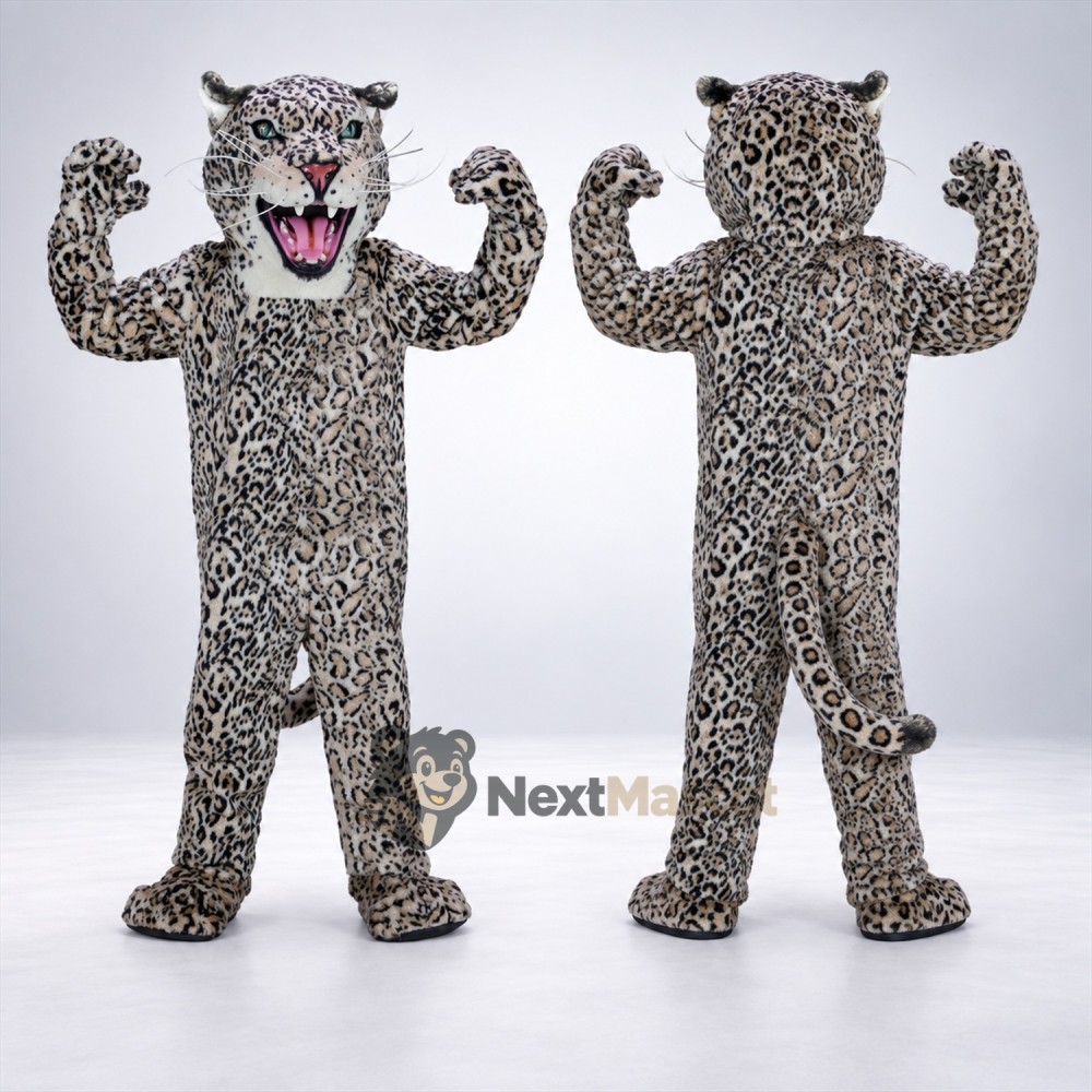Leopard Mascot Costume - Spotted for Summer Events Leopard Mascot Costume - Spotted for Summer Events