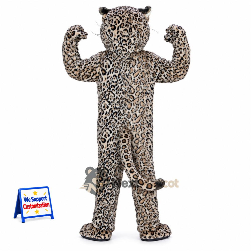 Leopard Mascot Costume - Spotted for Summer Events Leopard Mascot Costume - Spotted for Summer Events