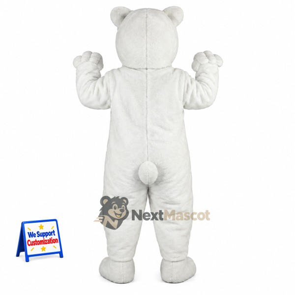 Bear Mascot Costume - White for Youth Events Bear Mascot Costume - White for Youth Events