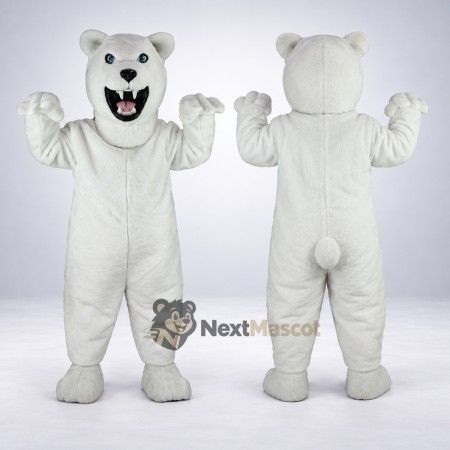 Bear Mascot Costume - White for Youth Events Bear Mascot Costume - White for Youth Events