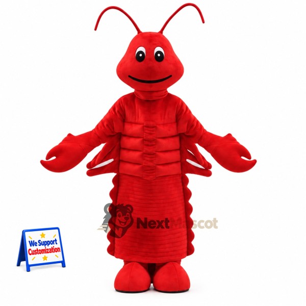 Lobster Mascot Costume - Red for School Spirit