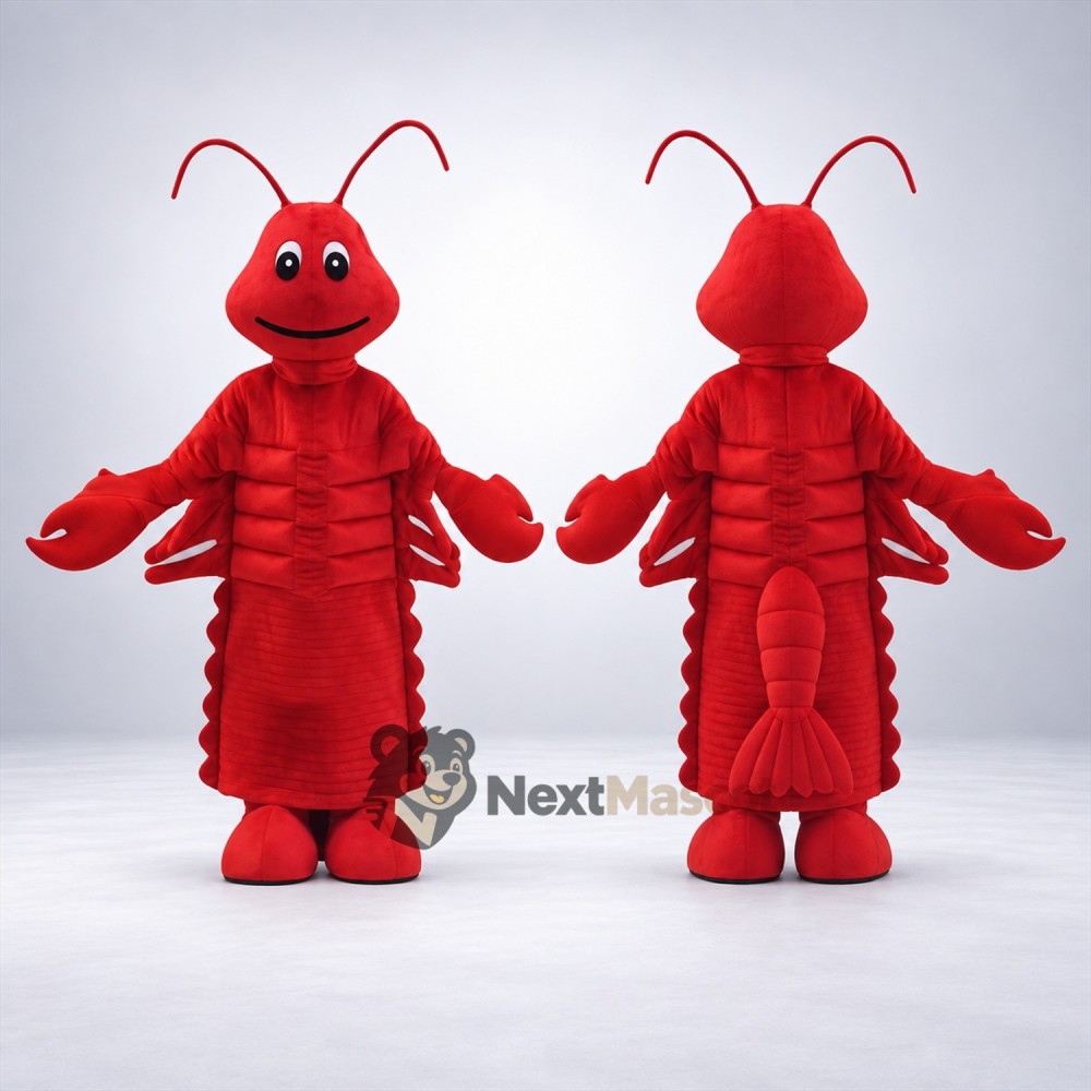 Lobster Mascot Costume - Red for School Spirit Lobster Mascot Costume - Red for School Spirit