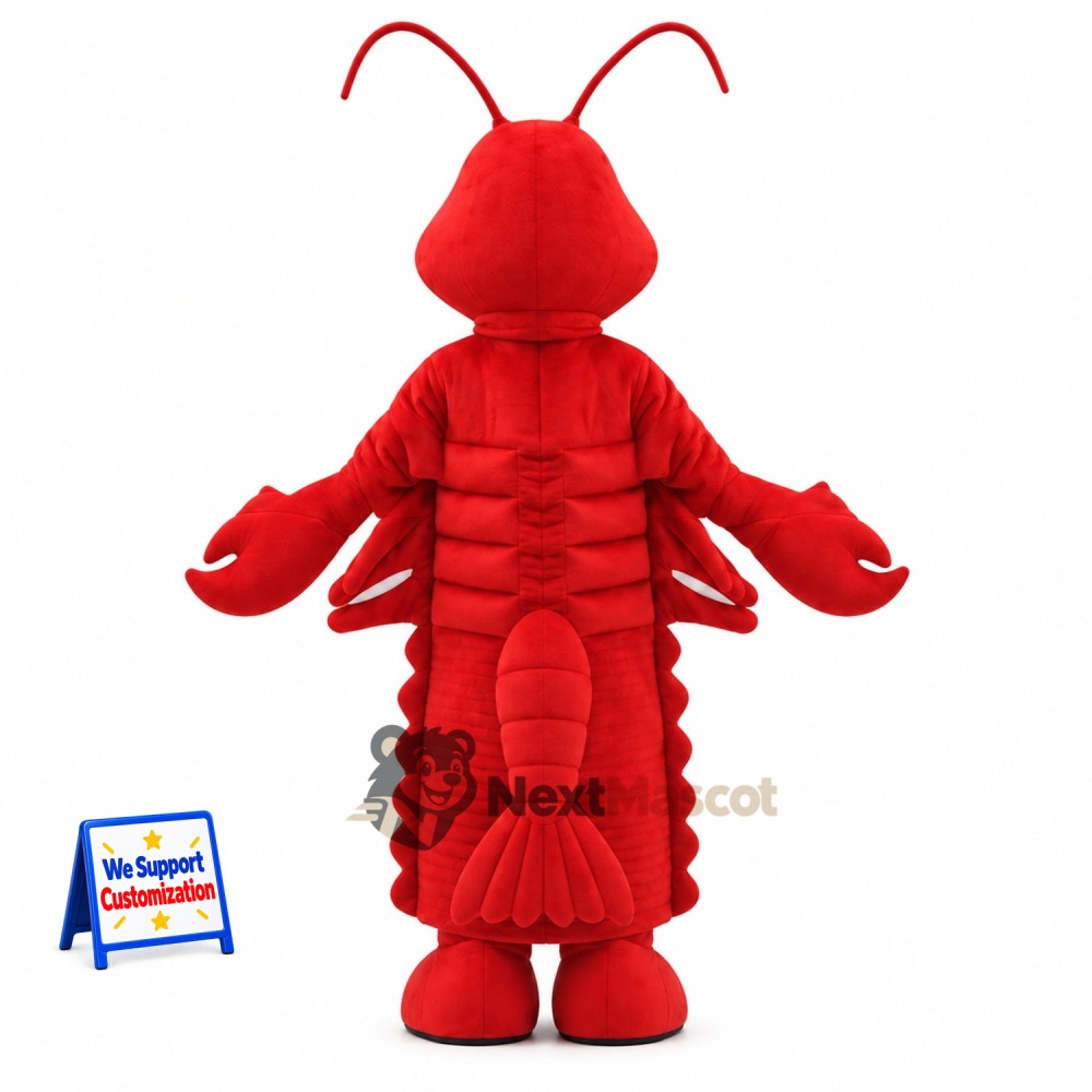 Lobster Mascot Costume - Red for School Spirit Lobster Mascot Costume - Red for School Spirit