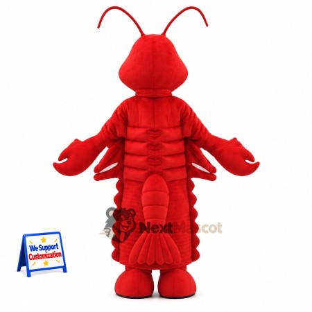 Lobster Mascot Costume - Red for School Spirit Lobster Mascot Costume - Red for School Spirit