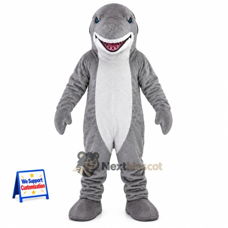 Shark Mascot Costume - Gray for Team Events Shark Mascot Costume - Gray for Team Events