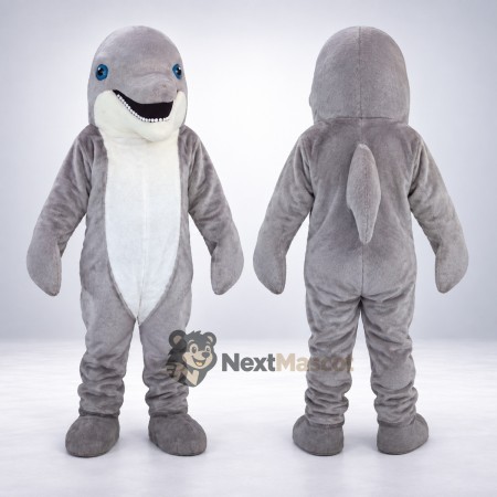 Dolphin Mascot Costume - Gray for Marine Education Dolphin Mascot Costume - Gray for Marine Education