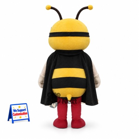 Bee Mascot Costume - Red Boots for Nature Events Bee Mascot Costume - Red Boots for Nature Events