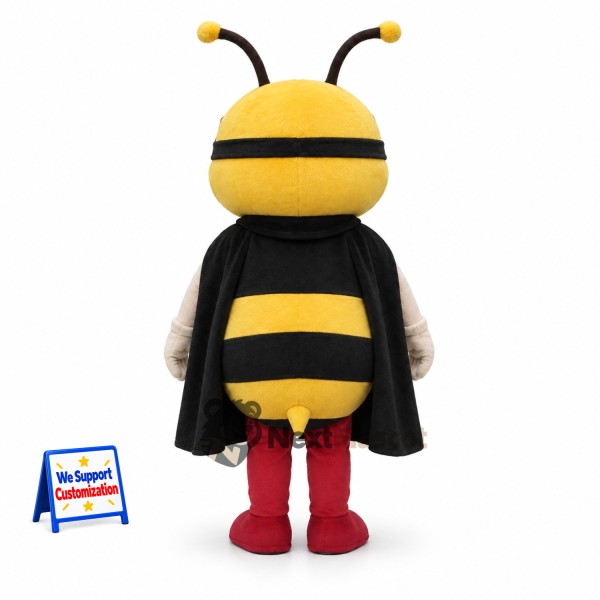 Bee Mascot Costume - Red Boots for Nature Events Bee Mascot Costume - Red Boots for Nature Events