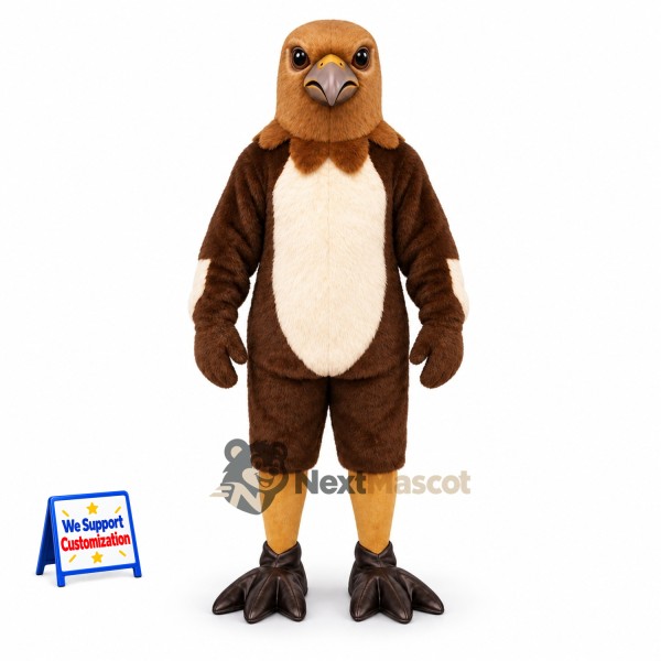 Eagle Mascot Costume - Brown for Fan Events